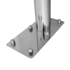 Uchwyt Uchylny Wolnostojący 60cm stal nierdzewna fi32 MODULAR